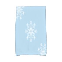 Blue christmas best sale hand towels